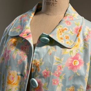 Easter Coat Jones New York Floral Spring Cotton Jacket